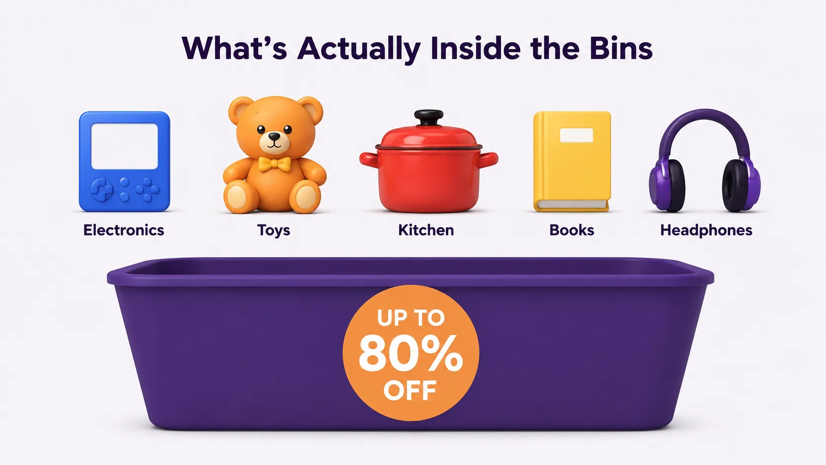 What You Can Find Inside Amazon Bin Stores